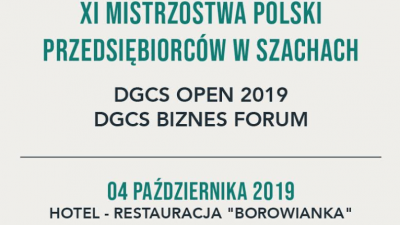 DGCS OPEN 2019 - Mistrzostwa Polski Przedsiębiorców
